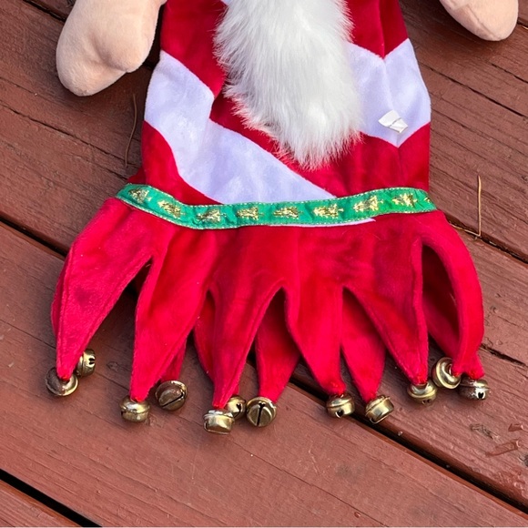 Jingles The Elf Plush Wine And Spirits Bottle Holder With Bells By North Star - Picture 4 of 9